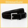 Ceinture Femme en Cuir Véritable Finition Cuir de Vachette Vintage pour Tenue Professionnelle et Décontractée