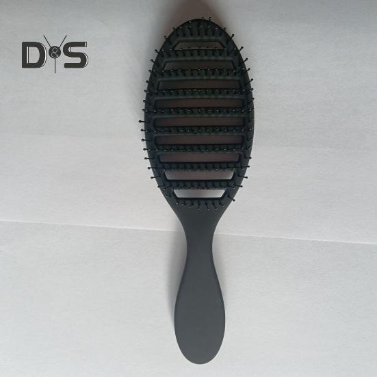 Vented Hair Brush Portable Anti-static Thin Thick Curly Long Wet Dry Hair Blow Drying Paddle Brush Women Girls Scalp Massage Hair Styling Detangling