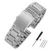 20mm 22mm Watchband 18mm Alloy High Quality Full Stainless Steel Flat Interface Watch Band Straps Wristband Bracelet with Tools