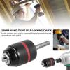 Bohrfutter-Adapter-Kit 1–13 mm, selbstspannendes Handbohrfutter, schlüssellos, 1/2 Zoll – 20UNF, mit Schaft, 1/4 Zoll Sechskantschaft, 1/2 Zoll Buchse