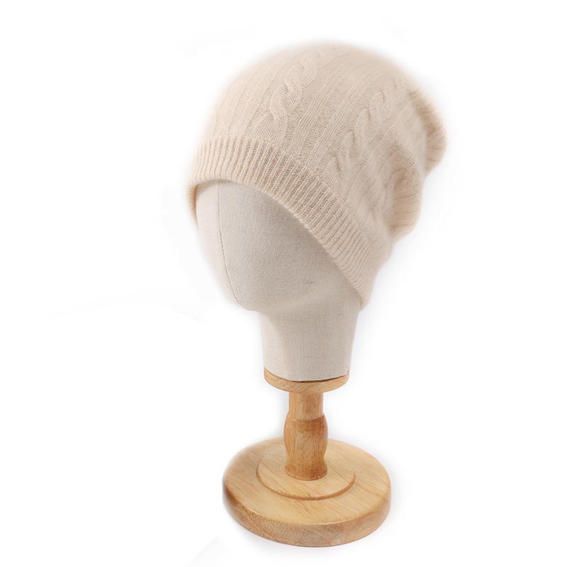Soft Cashmere Hat Autumn and Winter New Style Unisex Casual Ear Protection Pile Hat Fashionable Knitted Hat