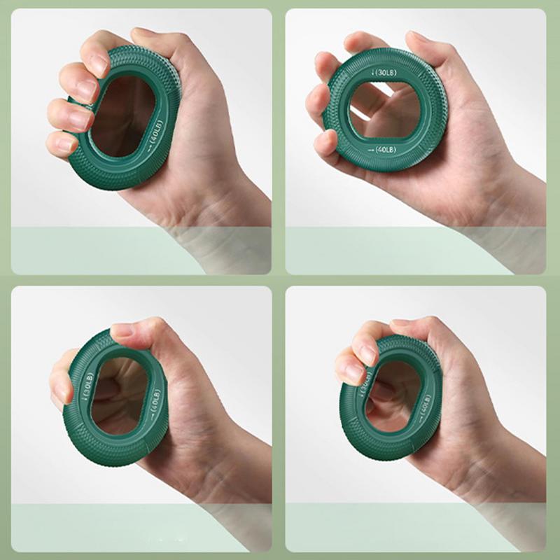 Grip Strength Workout Double-Force Finger Exerciser Silicone Rings Home Gym Exercising Equipment Hand Strengthening Circles
