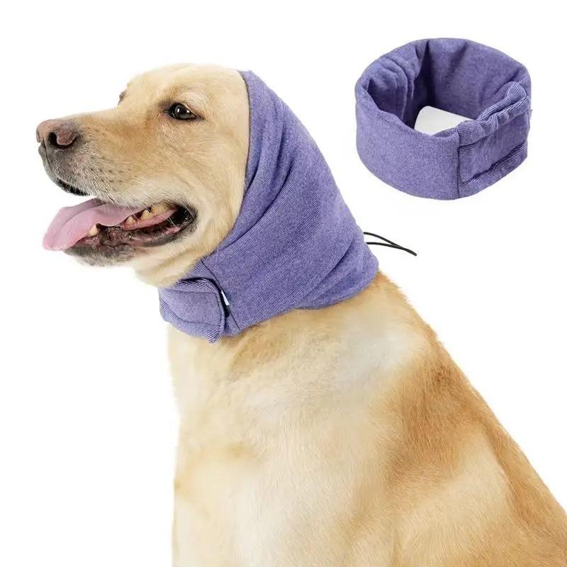 1/2/4PCS  Dog Soothing Headgear Anti-Fright Anti-Thunder Soothing Collar Dog Emotional Earmuffs Anti-Noise Headgear for Dogs