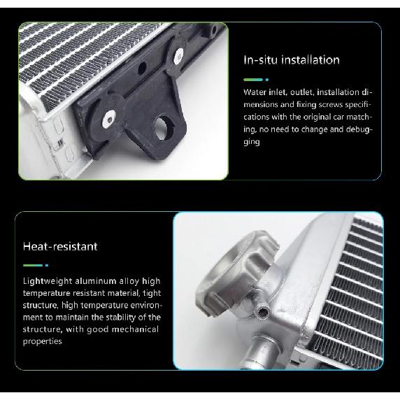 OTOM Motorcycle Performance Aluminum Radiator Water Tank Cooling For KTM SX XCW SXF EXCF XCF 125 150 250 300 350 Pit Dirt Bike