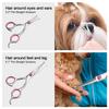 6ks/Sada Stříhání psí srsti Profesionální nůžky Kadeřnické nůžky Redukční sada nářadí s hřebenem
