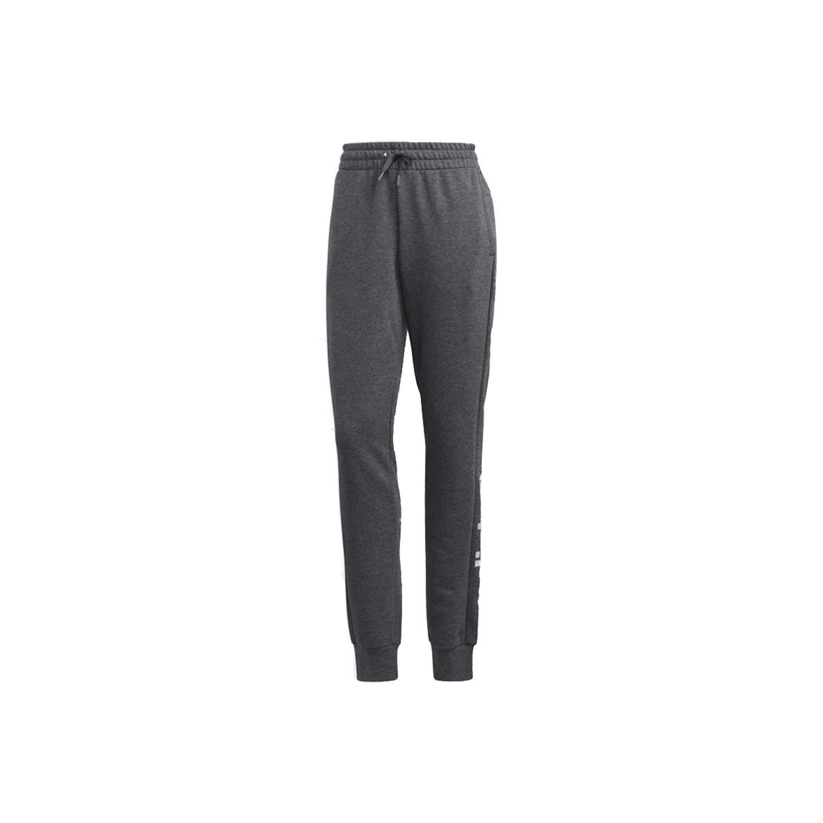 

Adidas W E Lin Pant Logo Training Jogger Pants Women Bottoms Dark-Heather-Gray FM6805 XL