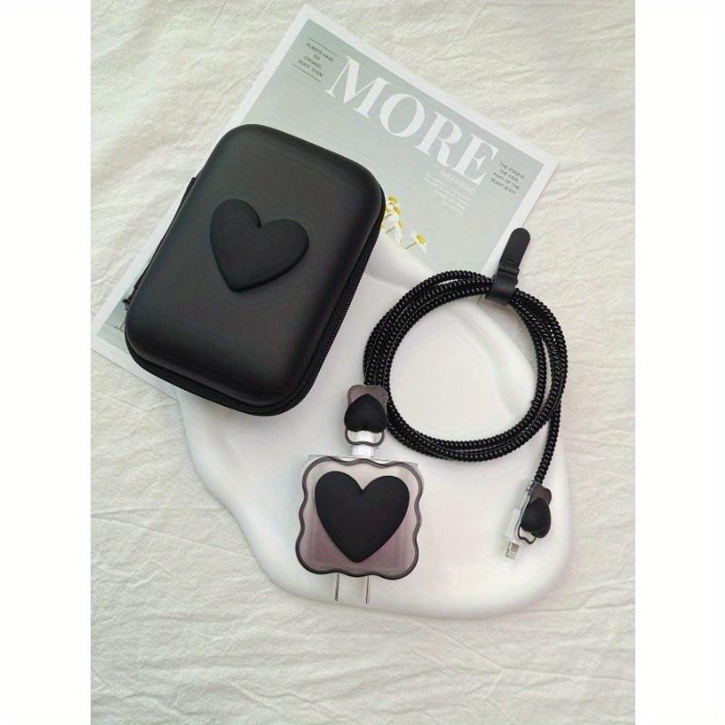 6pcs/Set  Storage Bag Compatible With  Charger Case, Data Cable, Wired/Wireless Earphones Cable Organizer