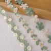 Flower Embroidered Lace Trim Ribbon For Crafts Dress Cheongsam Decoration Scrapbook DIY Materials Needlework Sewing Accessories
