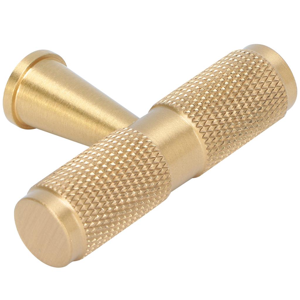 Furniture Handle Modern Simple Light Luxury Brass Single Hole Cabinet Pulls for Wardrobe Cupboard