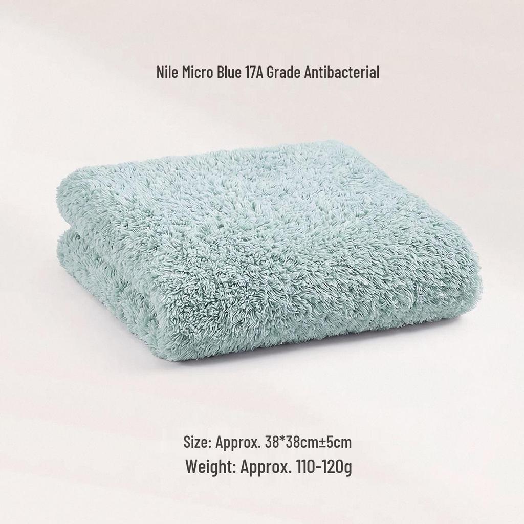 Antibacterial Pure Cotton Face & Hand Towel for Children and Adults - Small Square, Nile River Design