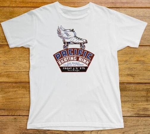 Футболка Pacific Skating Rink 970 Ретро 50-х Сан-Диего Калифорния Роликовые коньки Новая 3XL