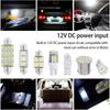 SMD LED Bulb 42PCS Xenon White Interior Light Bulbs T10 6000K SMD LED Replacement  Interior Light Bulbs for Cars Trunks RVs