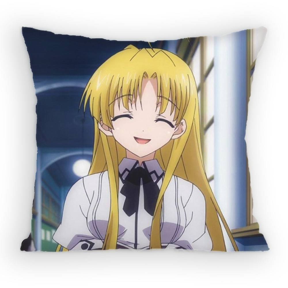 High School DxD Asia Argento Pillow Case Antidustmite Pillowcase Invisible Zipper Silky Sofa Cushion Cover for Bedroom
