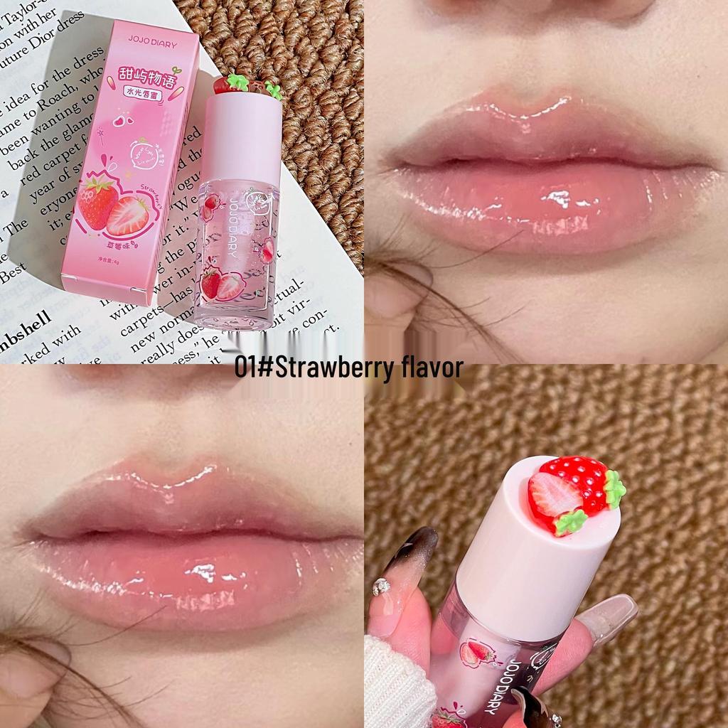 JOJO DIARY Sweet Island Hydrating Lip Gloss: Nourishes, Repairs Lips, Prevents Dryness, Reduces Lines, and Plumps.