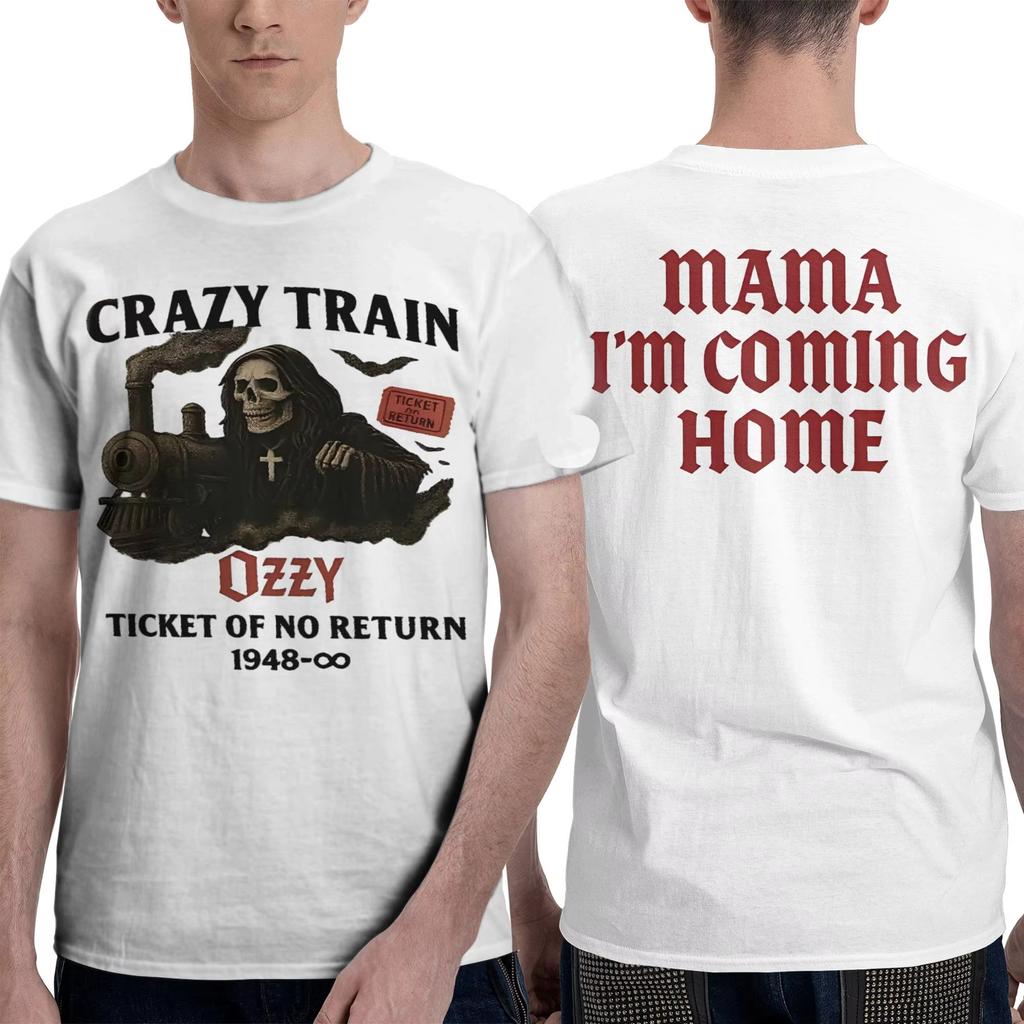 Lustiges Rock Ozzy Osbourne T-Shirt für Männer Frauen O-Ausschnitt Baumwolle T-Shirts Up The Villa 2025 Kurzarm T-Shirts Sommerkleidung