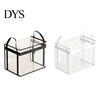Kids Toy Storage Box Transparent Clothes Bag, with Sturdy Handles, Durable Plastic Visibility High-strength Bin Book Organizer, Moisture-proof