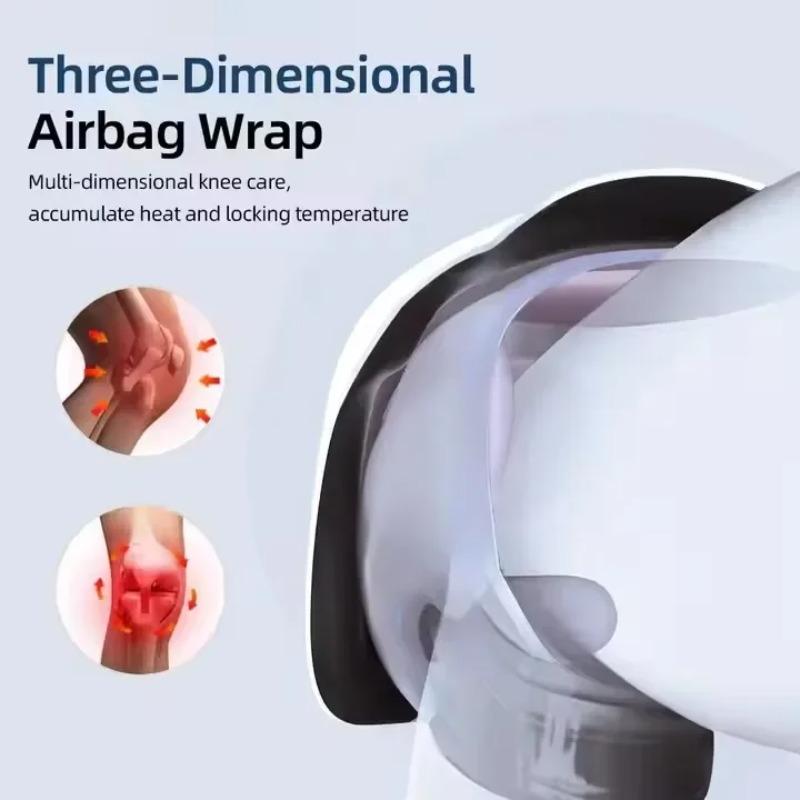 2026 New Smart Knee Massager Hot Compress Knee Relaxing Massager Infrared Heat and Vibration Knee Pain Relief Elbow Shoulder Massagers