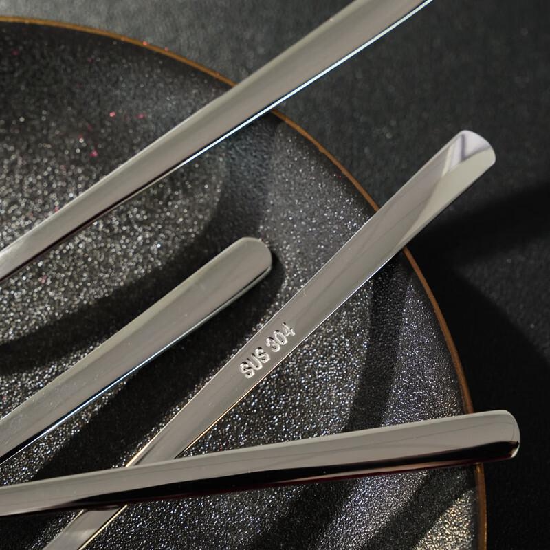 304 Stainless Steel Dinner Spoon Set (4-pack)
