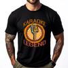 Karaoke Music Sing Music Bar Singer Karaoke Legend Pink Graphic Tees Custom T Shirt Outdoor Oversize