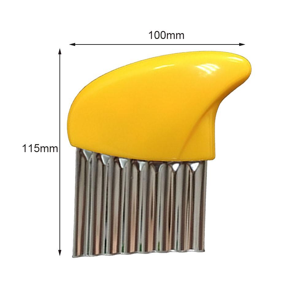 Coupe-pomme de terre ondulé, coupe-froissage de cuisine froissé