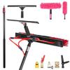 20-60 Ft Solar Panel & Window Cleaning Brush Kit