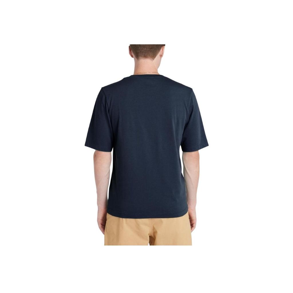 Timberland UV Protection Moisture-Wicking T-Shirt Men Tops Deep-Sapphire-Blue A641C-433