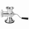 Aluminum Alloy Manual Meat Grinder Silver Suction Cup Base Meat Grinding Machine Multifunctional Labor Saving Hand Crank Mincer