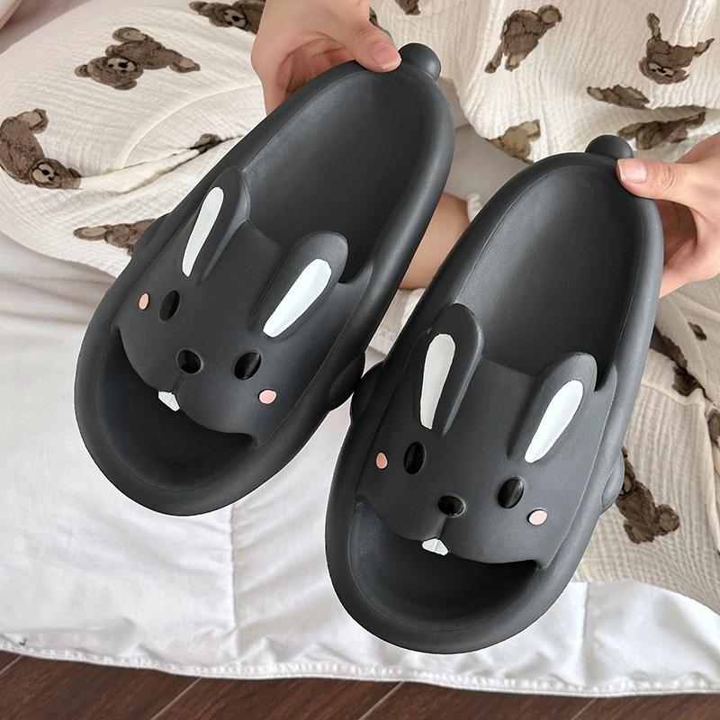 Women's Summer Slippers 2024 New Style Cute Cartoon Cloud Shoes for Women Indoor Outdoor Wear Soft Thick Beach Men Sandals