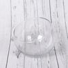Glass Shrek 8 Height x Diameter Slanted Ball Flower Terrarium Container Vase, Design, Pieces, 11.2cm 15cm, Cut, Shape, Vase,