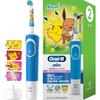 Escova de Dentes Elétrica Braun Sumizumi Clean Kids Premium D1004132KPKMBLE Azul Oral-B (Design Pokémon)