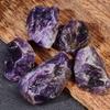 Natural Deep Amethyst Minerals Specimen Raw Mineral Irregular Shape Crystal Stone Fish Tank Bulk Decorative Polishing Rock