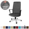 Velvet Stretch Office Chair Covers Computer Chair Slipcover Removable Washable Rotating Desk Rotating Boss Chair Slipcovers