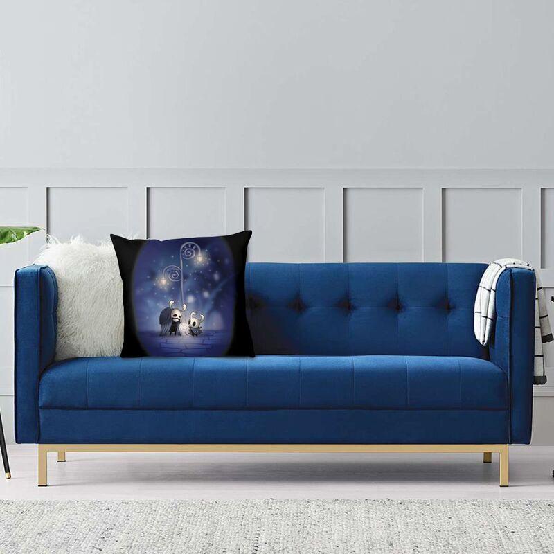 Hollow Love Cushion Cover 45X45 Home Decorative Print Hollow Knight Throw Pillow Case For Car Double-Sided Cojines Decorativos