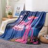 The Pink Panther Flannel Blanket, High Quality Comfortable for All Seasons, Home Decor, Warmth and Comfort