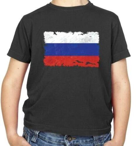 Russian Flag Kids T-Shirt - Russian - Flags - PUTIN - Federation 130