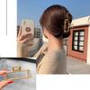 New Metal Claw Clip for Women Gold Geometric Hair Claw Large Size Headband Hairpin Claw Clip Hair Crab Hair Accessories