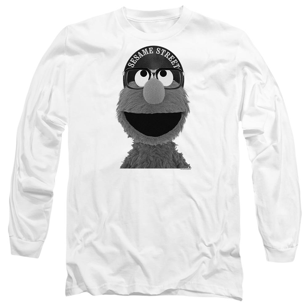 Sesame Street Unisex Adult Lee Elmo Long-Sleeved T-Shirt