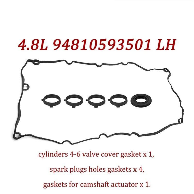 Engine Valve Cover Gasket RH LH 94810593601 94810593501 For Panamera 3.6L 4.8L V6 V8 2010-2016-X59A