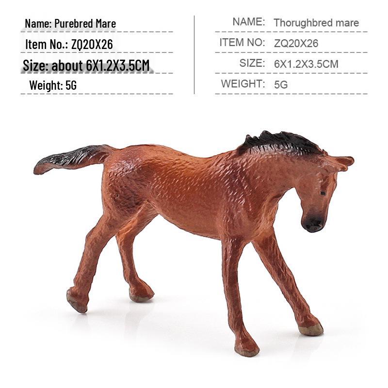 Cross-Border Farm Animal Miniature Model Set: Chickens, Ducks, Geese, Cows, and More