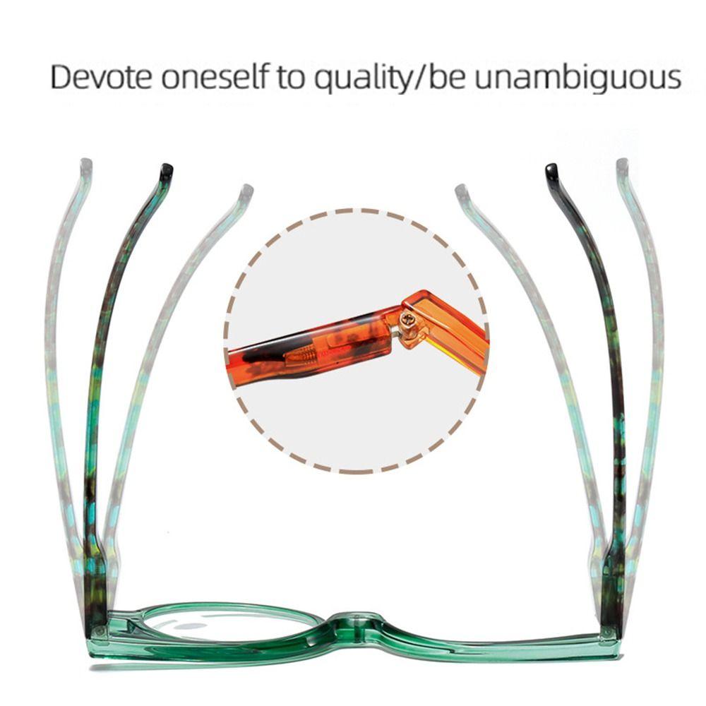Flip Down Lenses Rotating Makeup Reading Glasses Colourful Frame Cosmetic Glasses  Woman