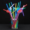 ZISIZ Colorful Disposable Art Straws