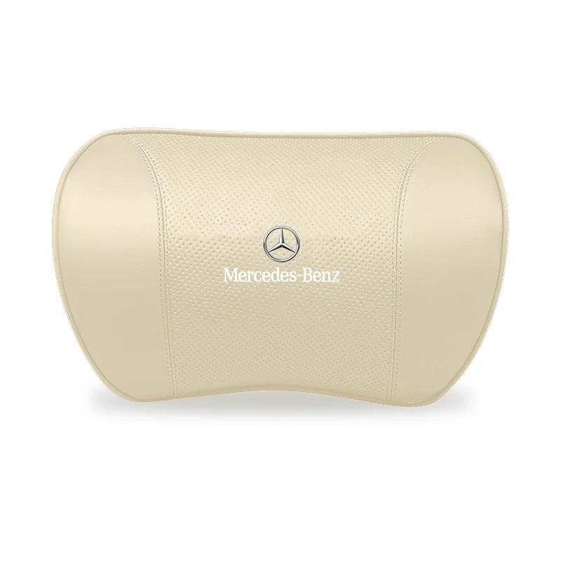 GLC GLB Car Seats Support Waist Cushion Headrests Lumbar Pillow For Mercedes Benz AMG W203 W206 W220 W205 W211 W212 W201 W210 W