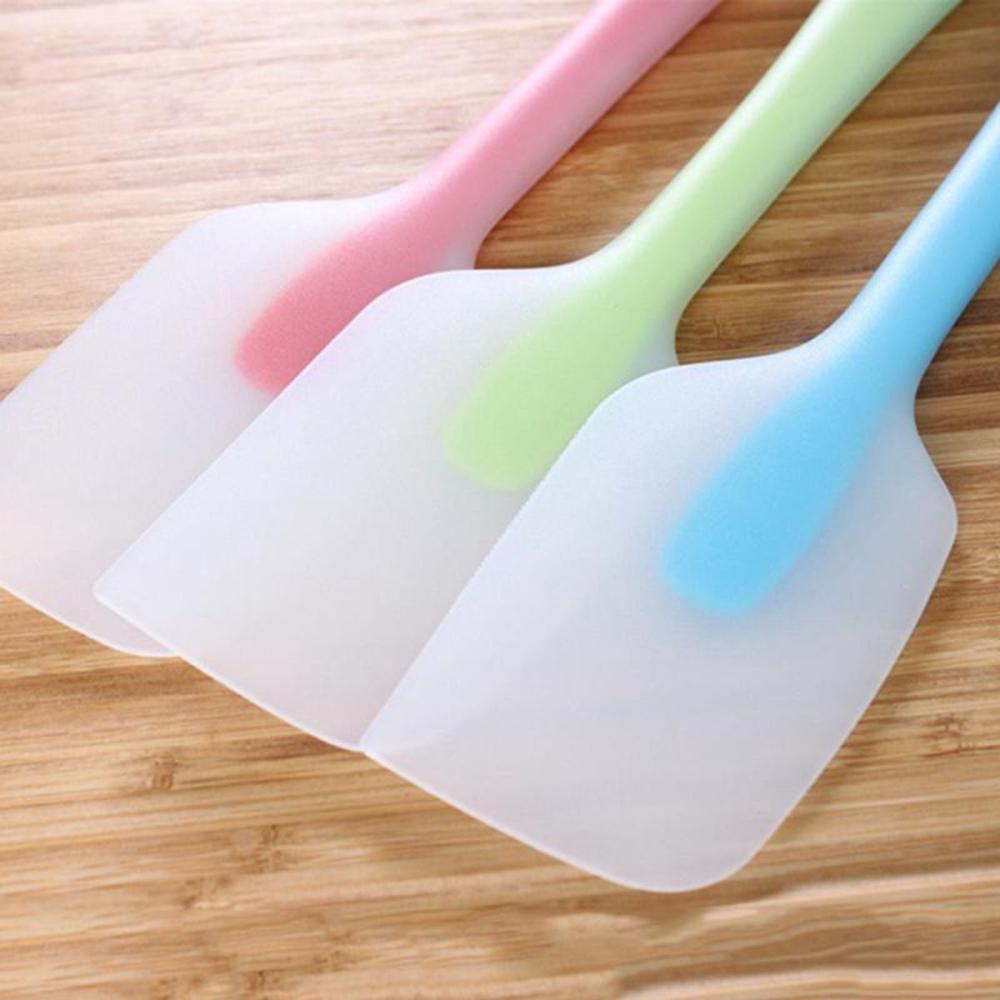 Colorful Cream Batter Mixing Spatula Butter Mixer Cake Brushes Pastry Scraper
