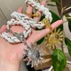 Charm Sunflower Pendant Necklace Exaggerated Ethnic Style Necklace Wide Clavicle Chain  Women