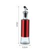 Stainless Steel Glass Oil Bottle Set - Leak-Proof Kitchen Containers for Oil, Soy Sauce, Vinegar, Wine, and Seasonings.