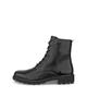 ECCO METROPOLE VIENNA W Women's Genuine Leather Short Lace-Up Boots in Black