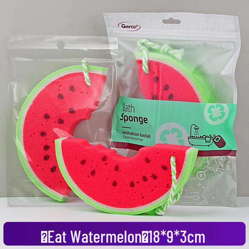 

Набор мультяшных губок для мытья посуды и скрабов «Арбуз» для кухни и ванной 1 piece in stand-up colorful English bag