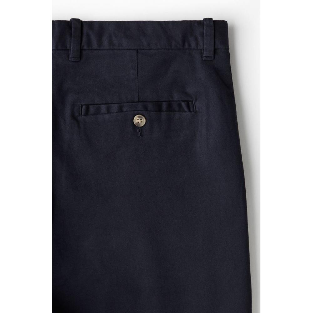 H M cHino sHorts Regular Fit Navy Blue