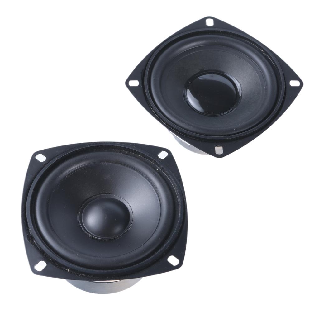 4" Full Frequency 20W Speaker with 4Ohm Impedance Loudspeaker Metal Horn External Magnetic for Superior Sound Builds