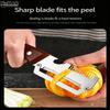 1*Multi-functional Vegetable Peeler, 2026 Ktchen Multi-function Stainless Steel Thickened Fruit Peeler Knife With Wooden Handle